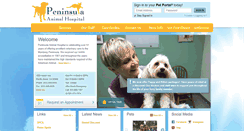 Desktop Screenshot of peninsulaanimalhospital.com